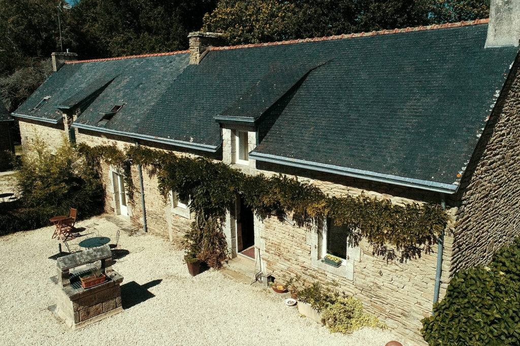 Devanture de la ferme biologique